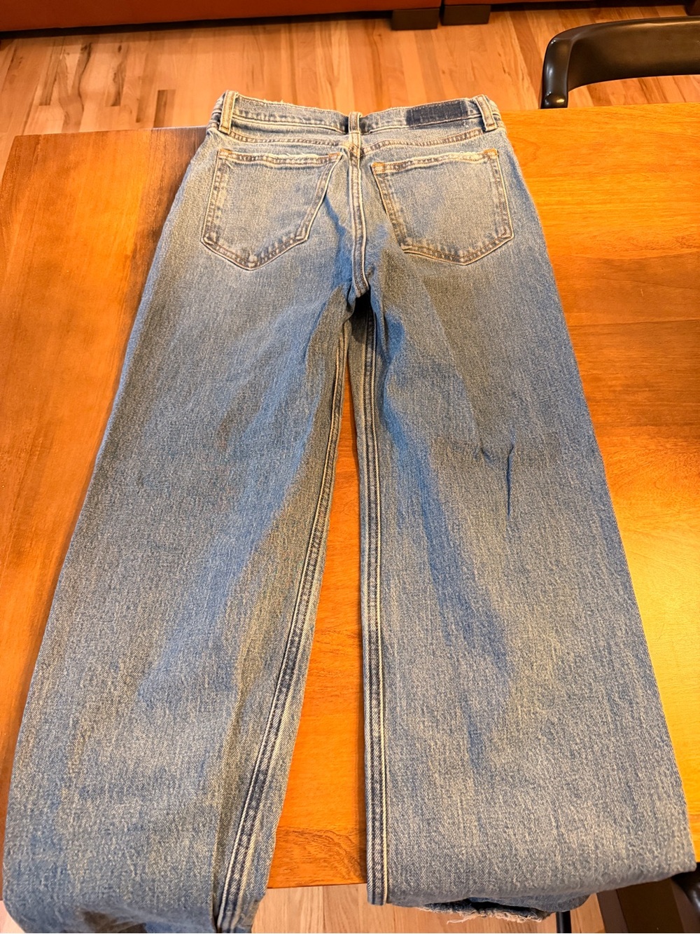 Abercrombie & Fitch Light Blue Denim High-Rise Jeans - Picture 5 of 5